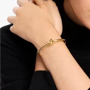 NWT Kate Spade Gold Double Knot Bangle